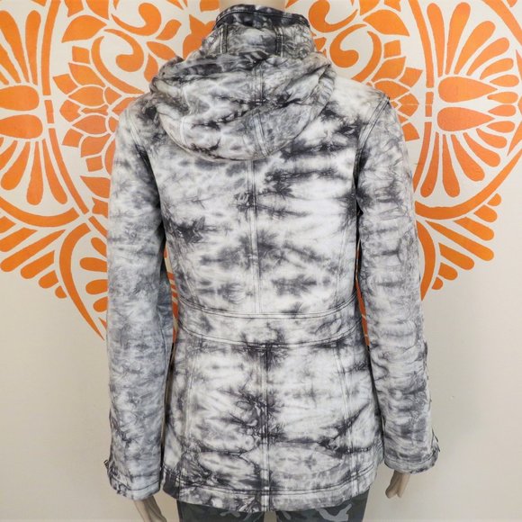 O.N.L.Y. Jeans Tie Dye Hooded Denim Jacket M - Picture 3 of 3